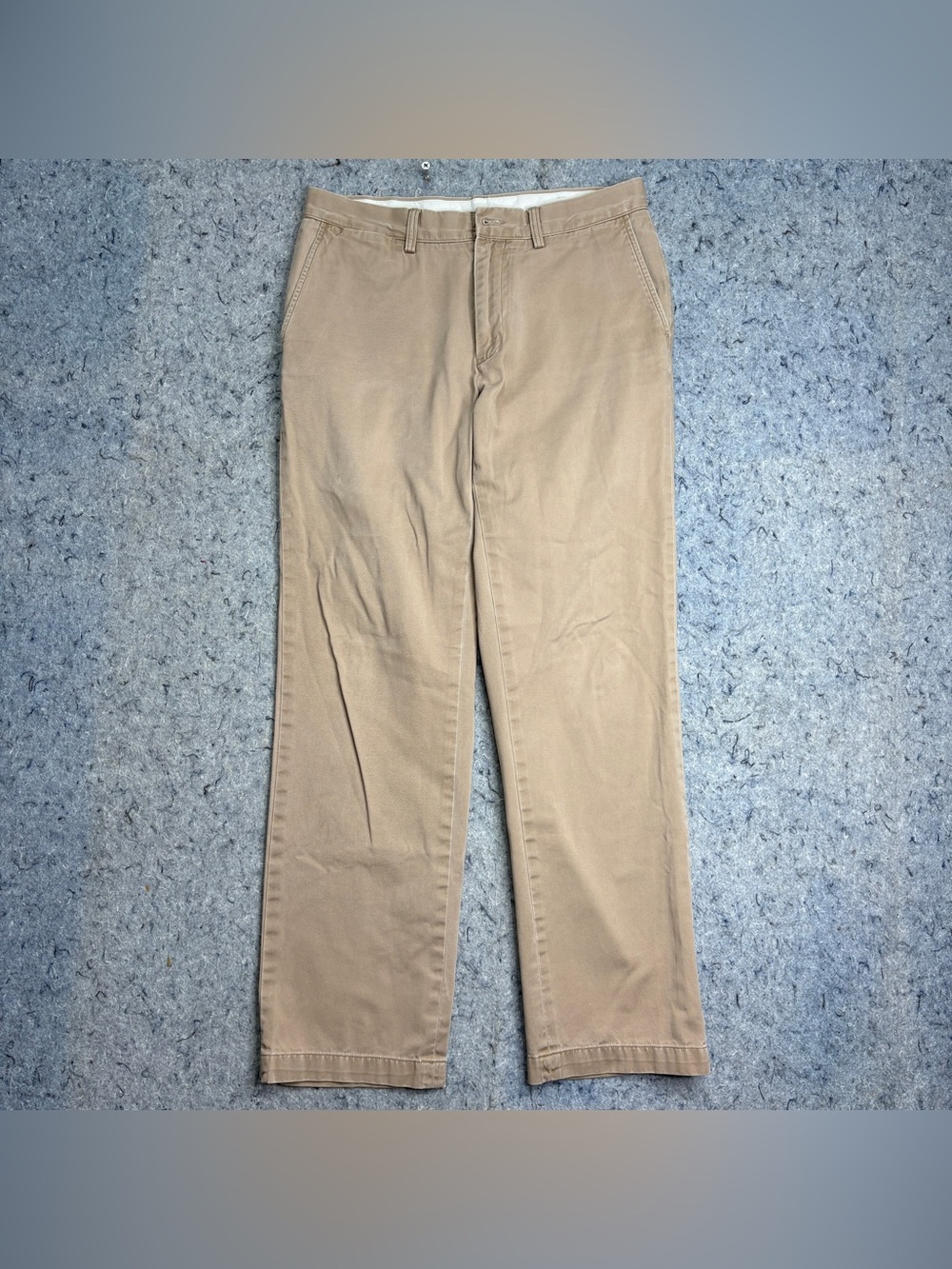 Polo Ralph Lauren Classic Fit Chino Pants 32x32 Khaki Tan Cotton Preppy